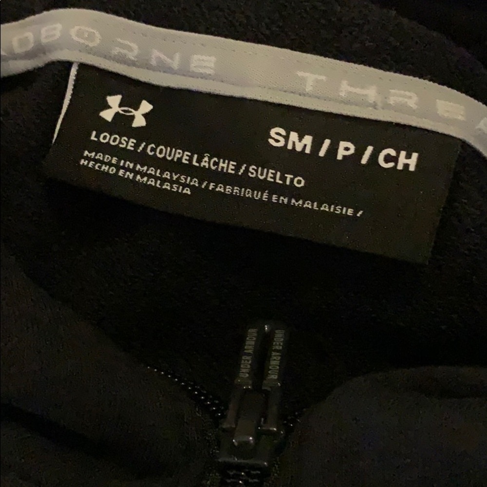 NWT Under Armour Terry Full Zip Hoodie - Picture 3 of 5
